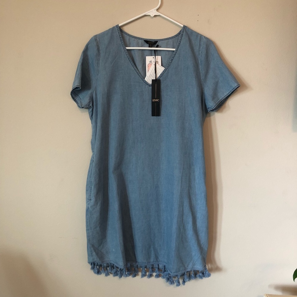 NWT chambray shift dresss